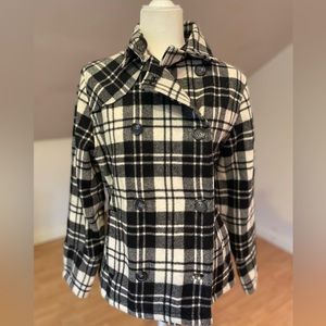 WOOLRICH LADIES PEA COAT EUC